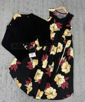 Imported Georgette Cote Maxi Dress P6