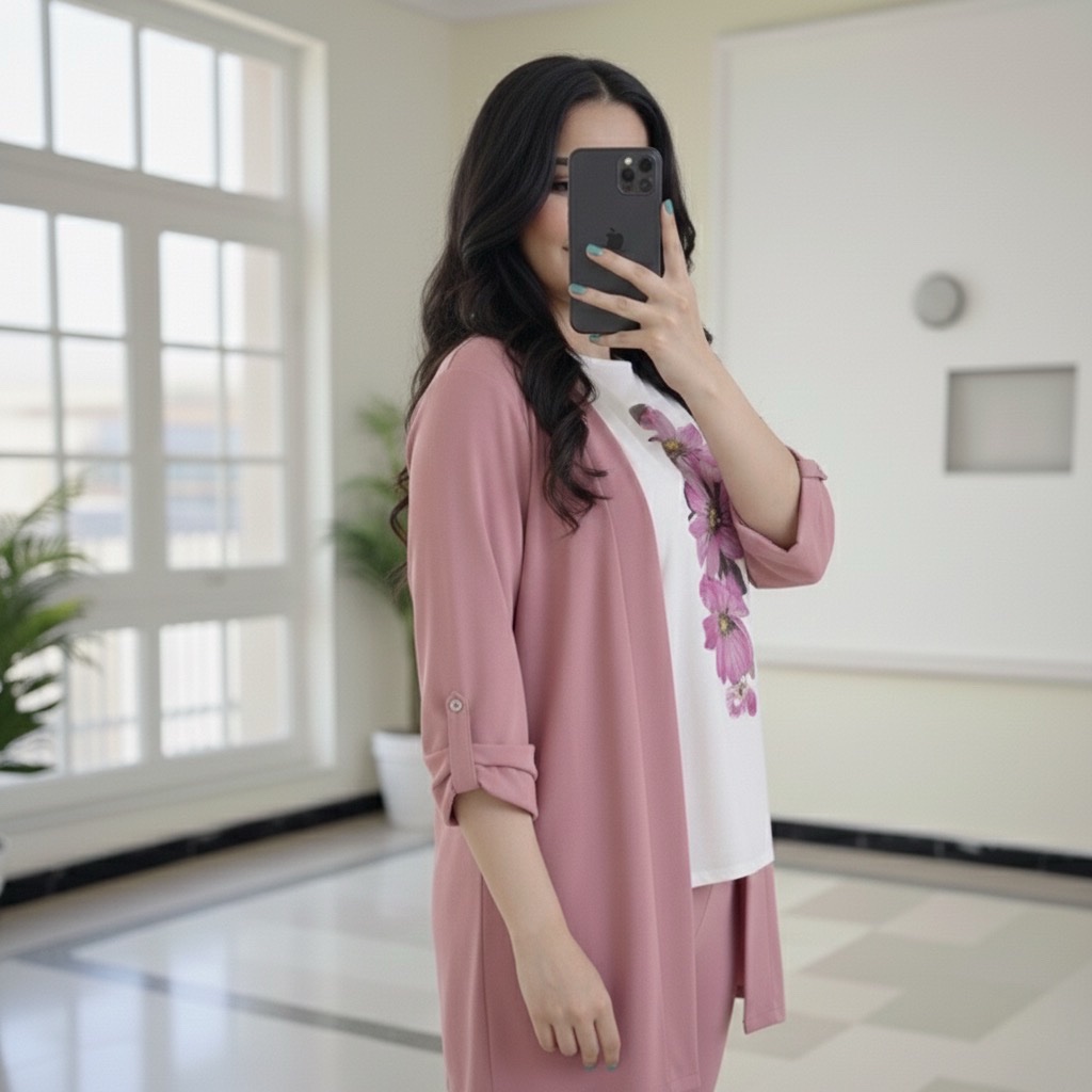 Floral 3-Piece Outfit Set