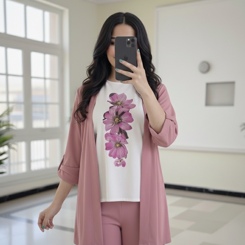 Floral 3-Piece Outfit Set