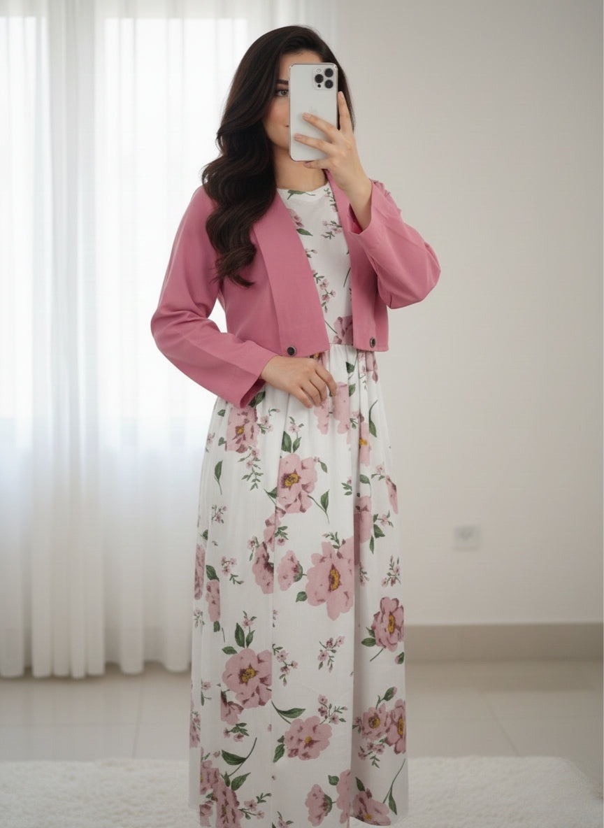 Cote Maxi Dress – Elegant 2-Piece Flowy Outfit